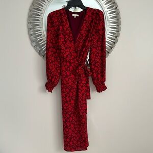 Max Studio Midi Wrap dress